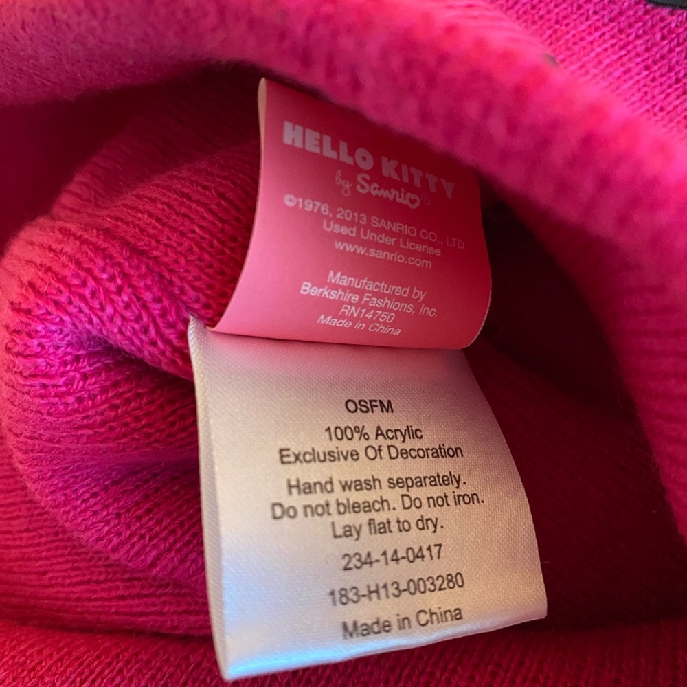 2013 pink Hello Kitty star beanie - Picture 5 of 9